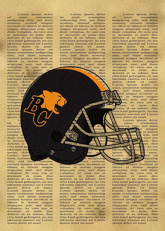 BC Lions Helmet