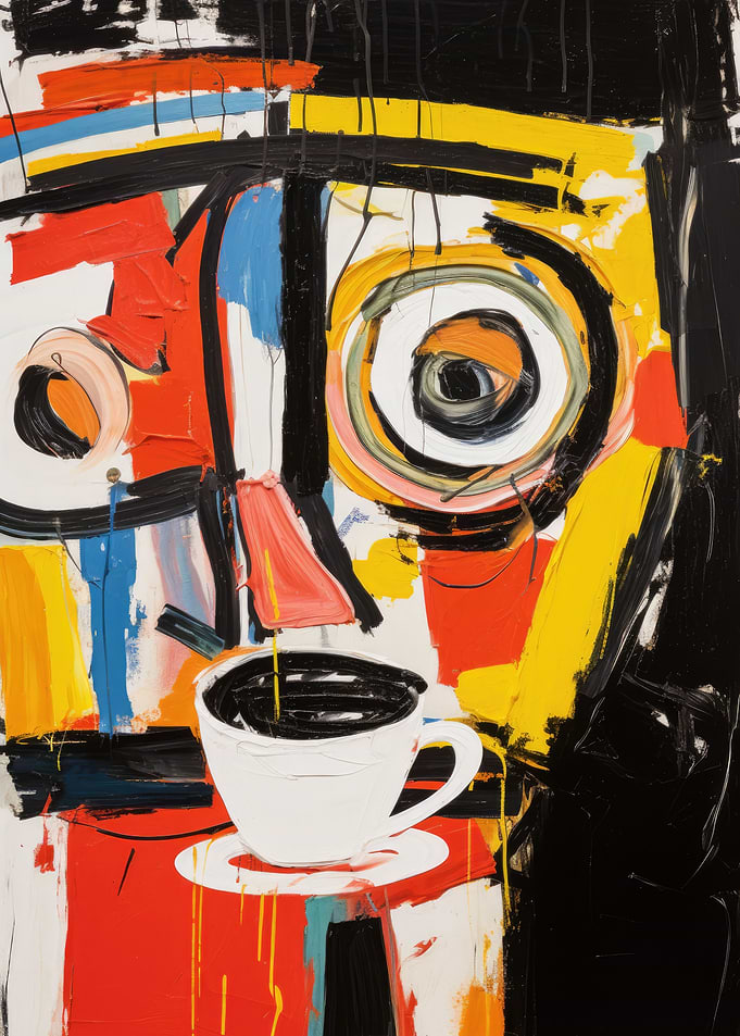 Abstract Coffee Cup