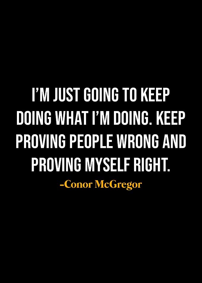 Conor McGregor Quotes
