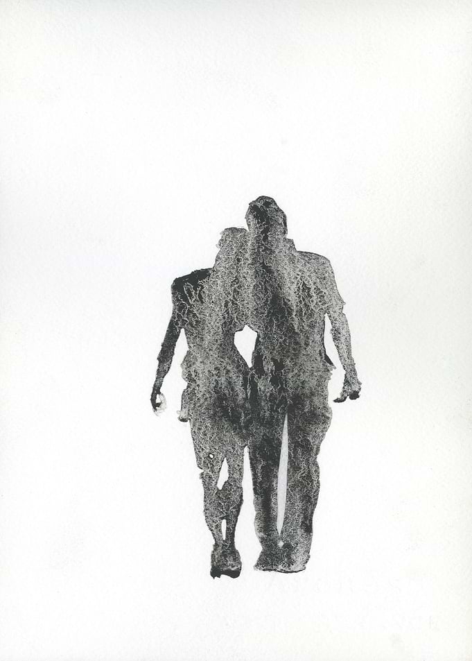 Romantic couple artwork