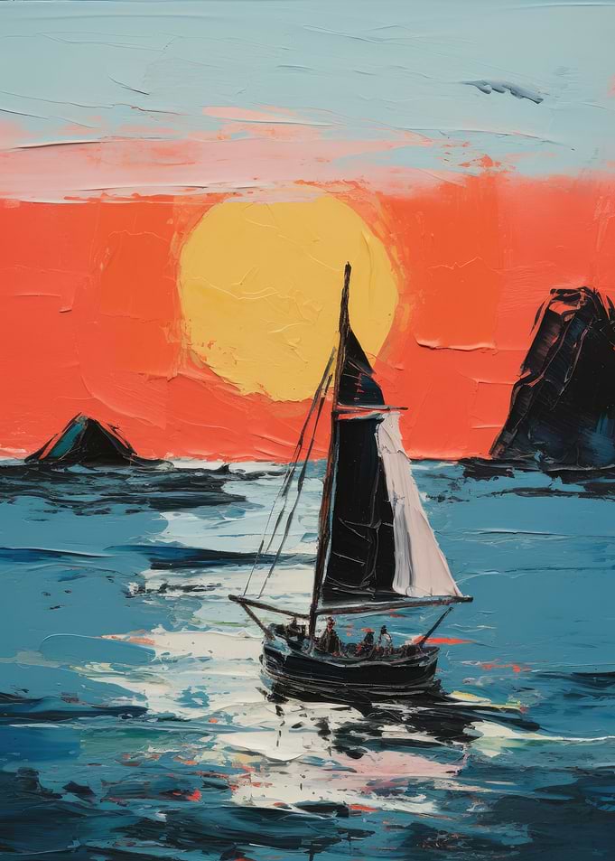 Sunset at the Sea