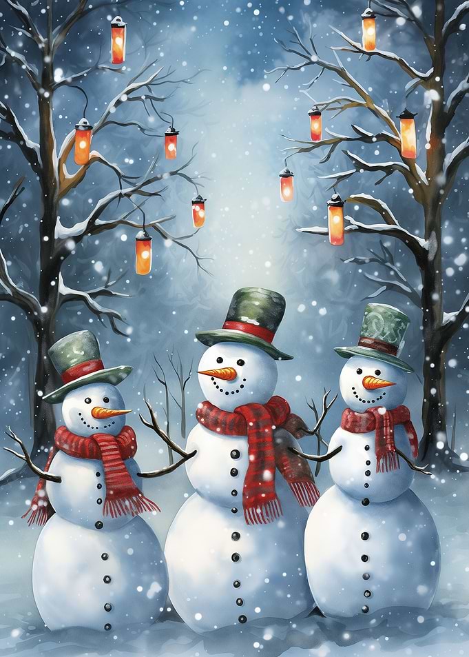 Snowman Xmas Party
