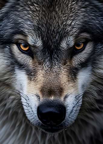 Majestic Gray Wolf