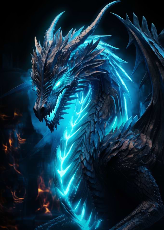 Neon Dragon Nebulae
