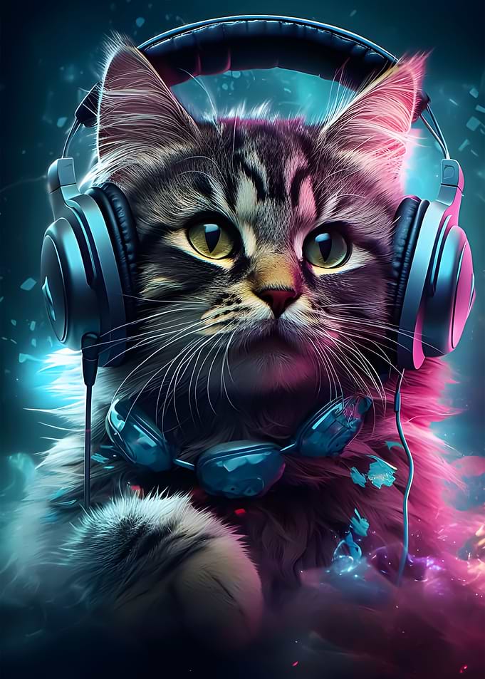 Gaming Cat