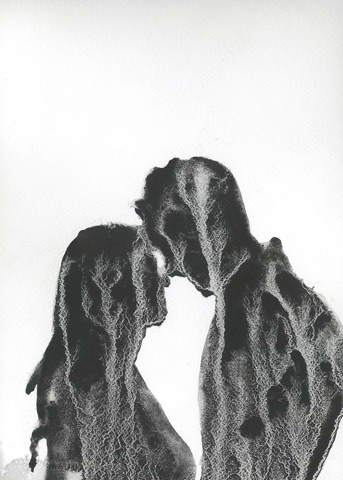 Couple romantic artwork