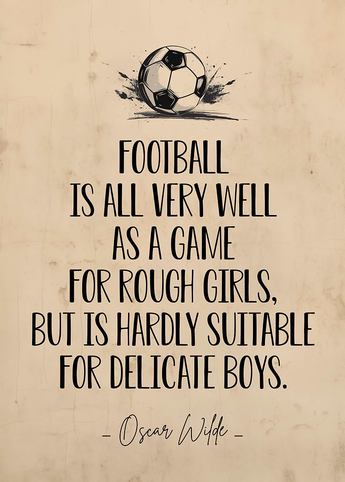 Football is very well