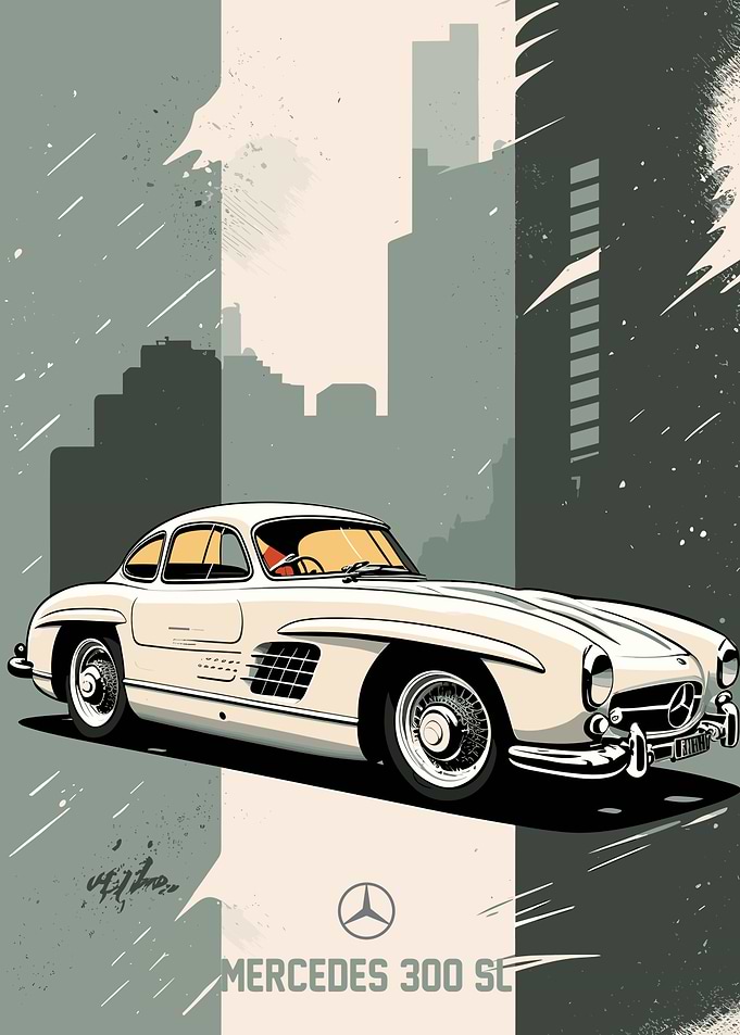 Mercedes 300 SL Car Beauty