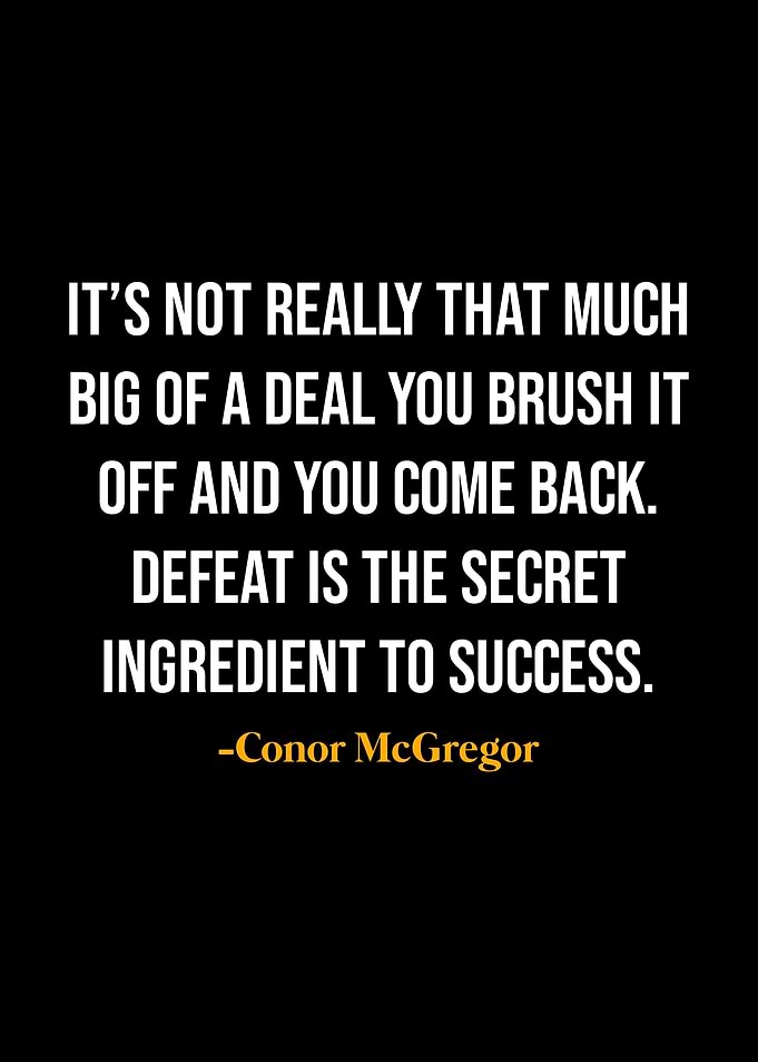 Conor McGregor Quotes