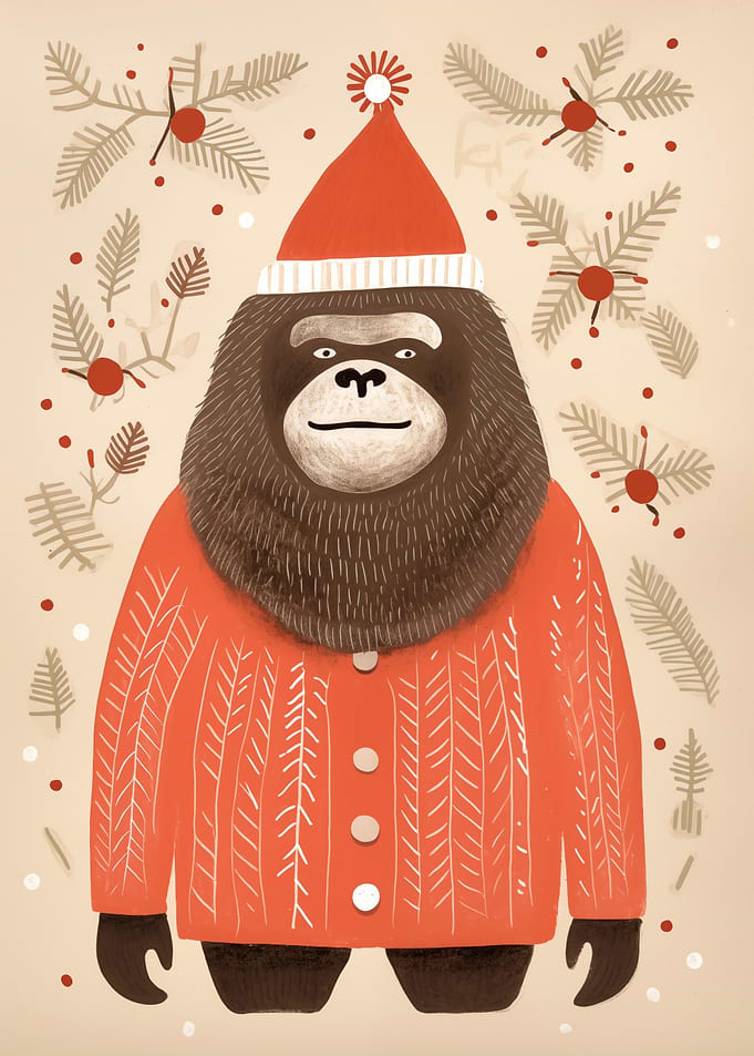 Lovely Gorilla Xmas