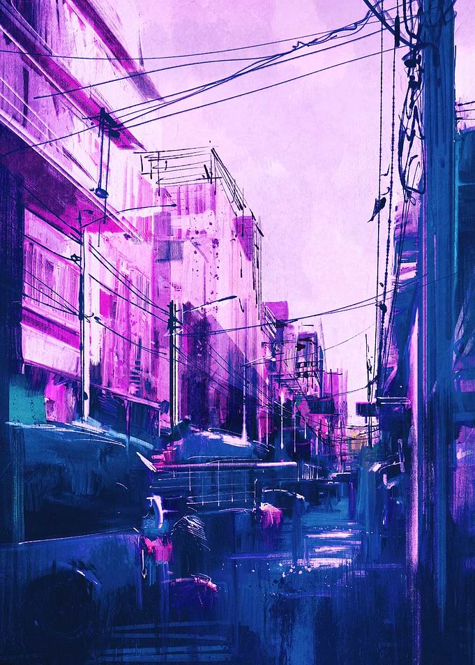 Colorful Cityscape