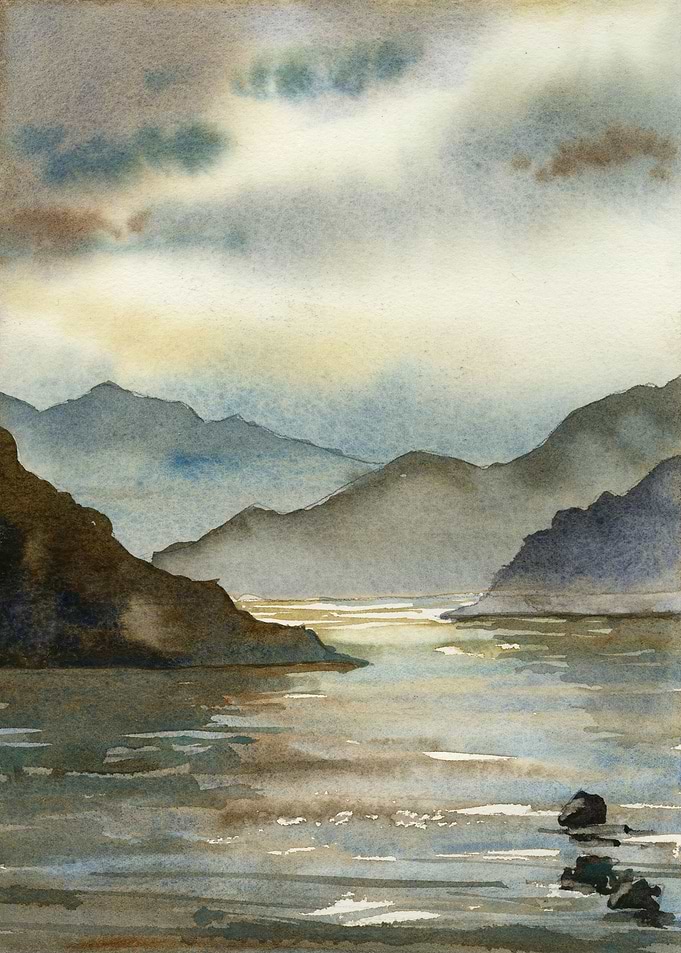 Landscape painting decor