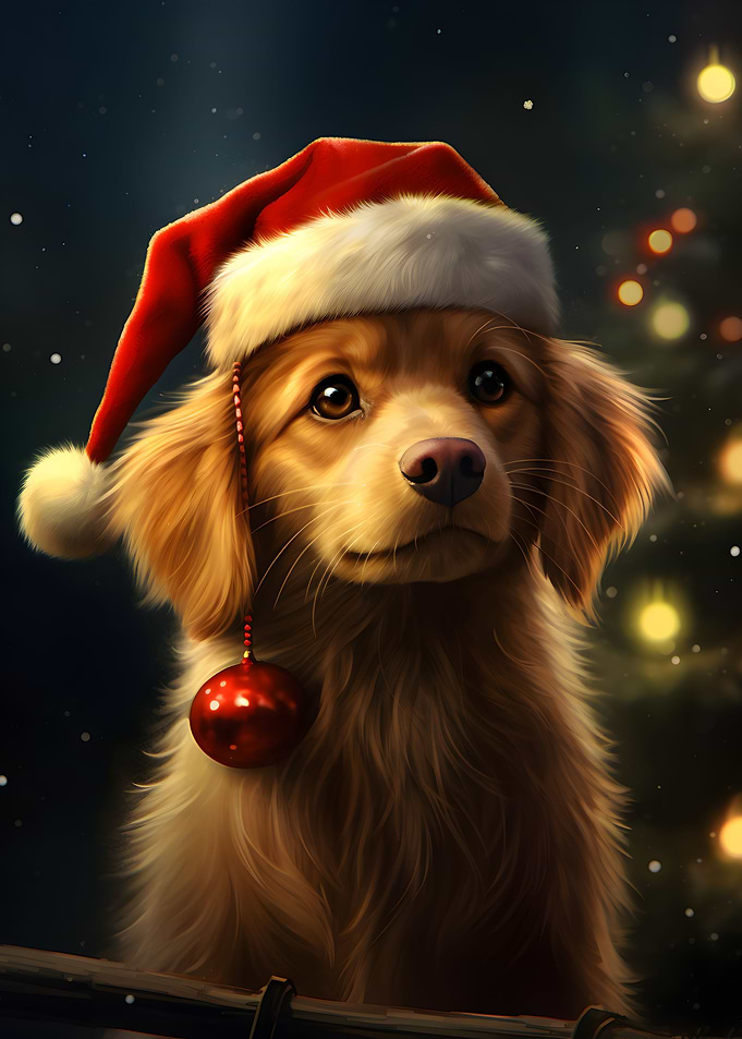 Dog Christmas Animals