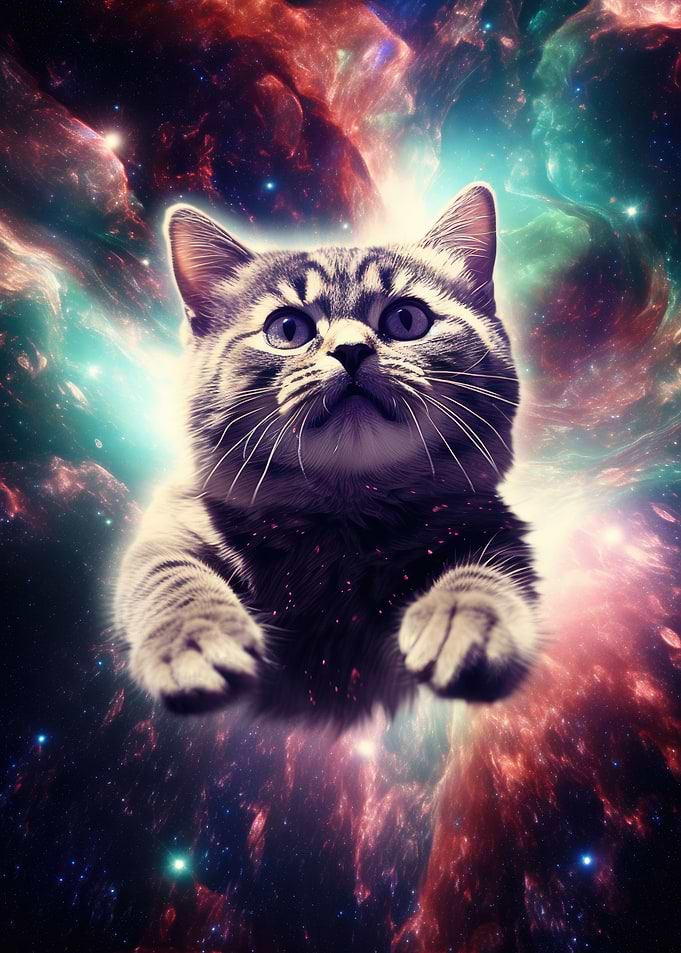 Cosmic Space Cat