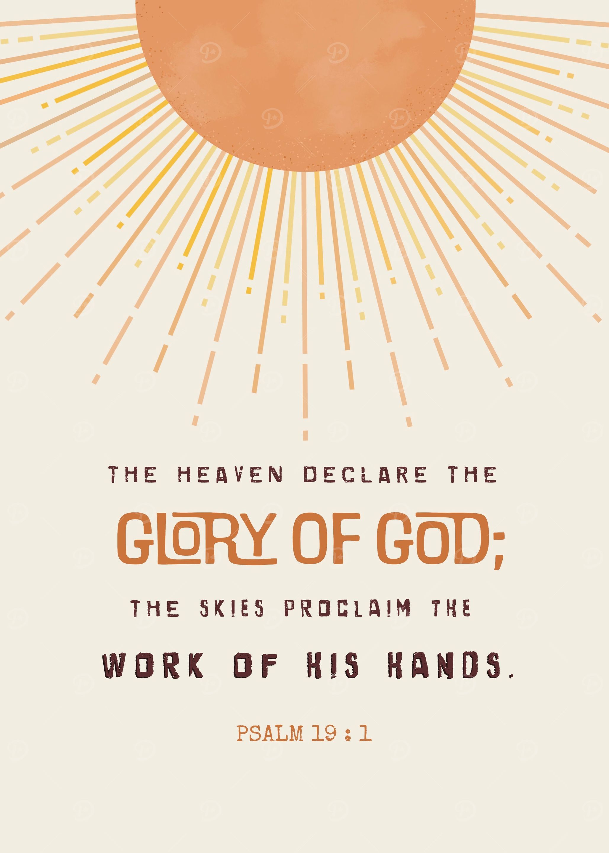Psalm 19 1