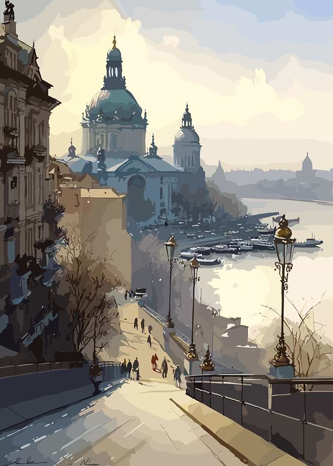 Kiev Ukraine City Painting