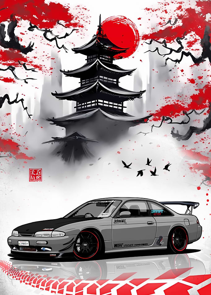 Nissan Silvia Red Moon