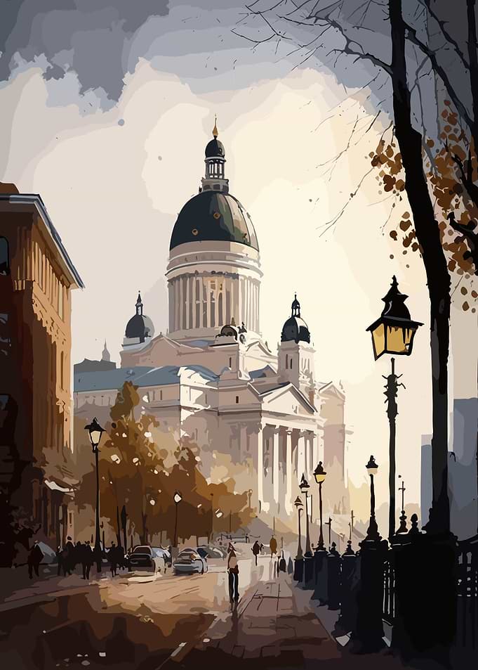 Helsinki Finland Painting