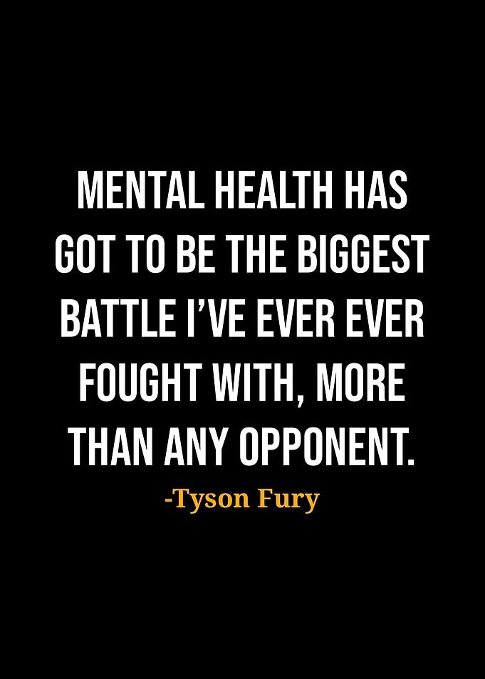 Tyson Fury Quote