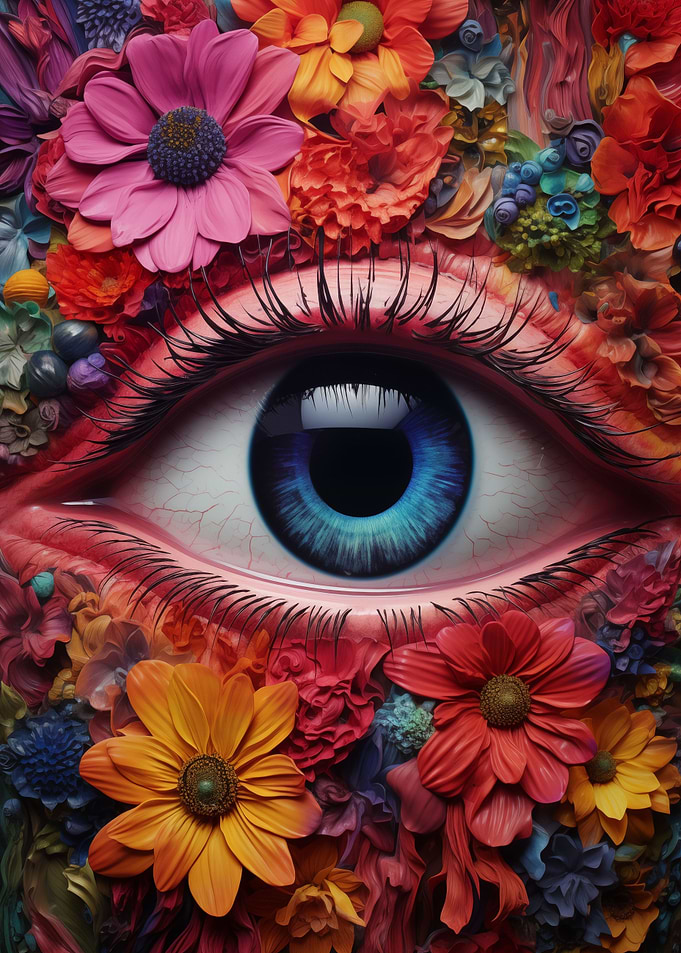 Psychedelic Eye Flowers 06