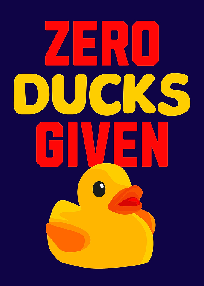 Funny Rubber Duck Wall Art