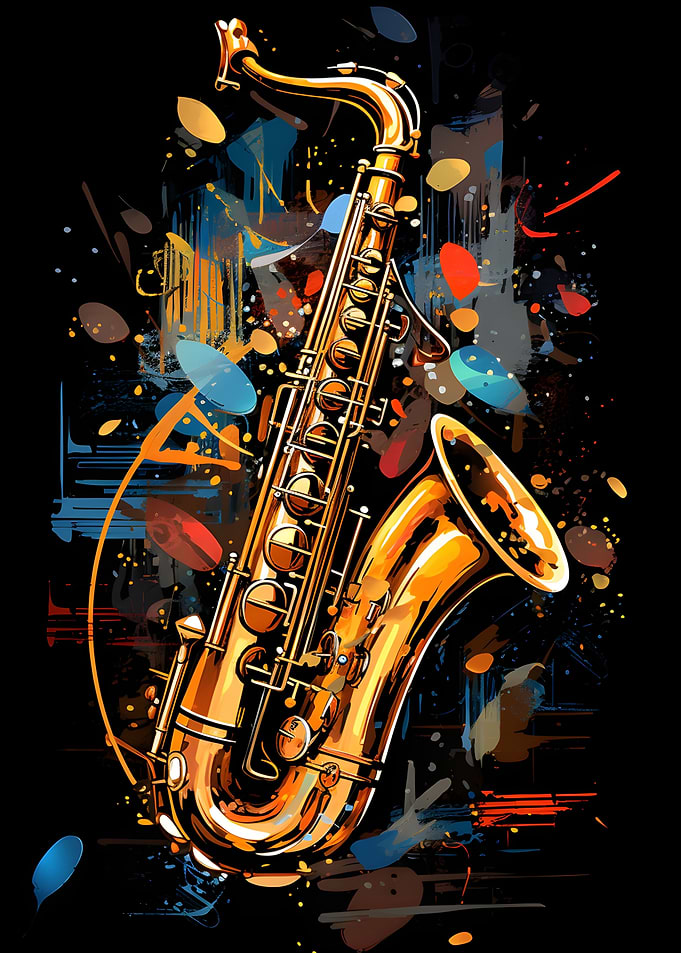 Saxophone Painting