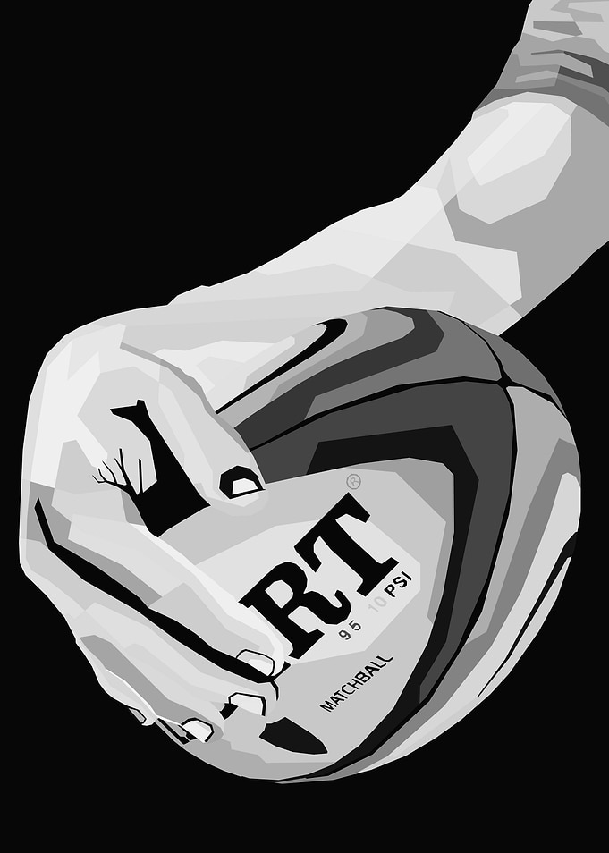Rugby Black And White