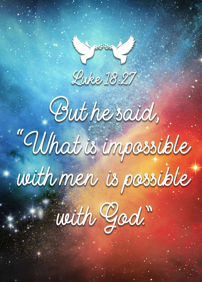 Luke 18 27