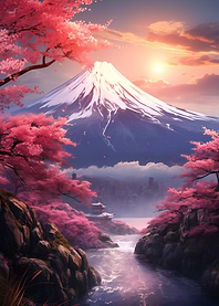 fuji view with sakura