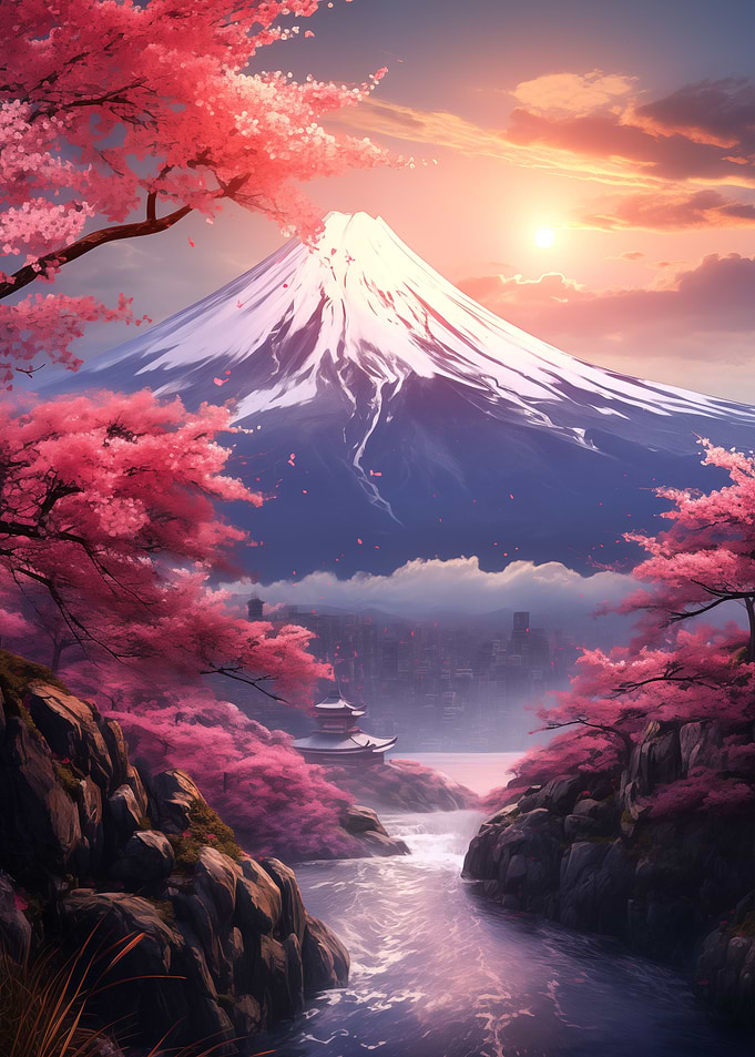 fuji view with sakura