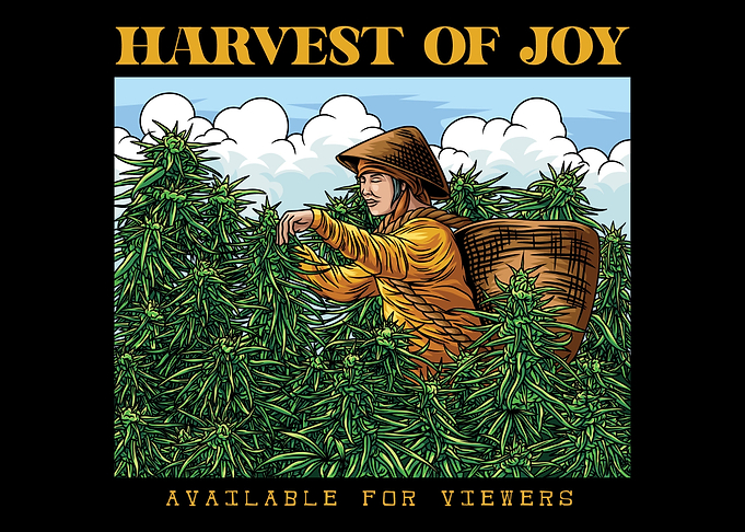 Weeds Farmer Illustration
