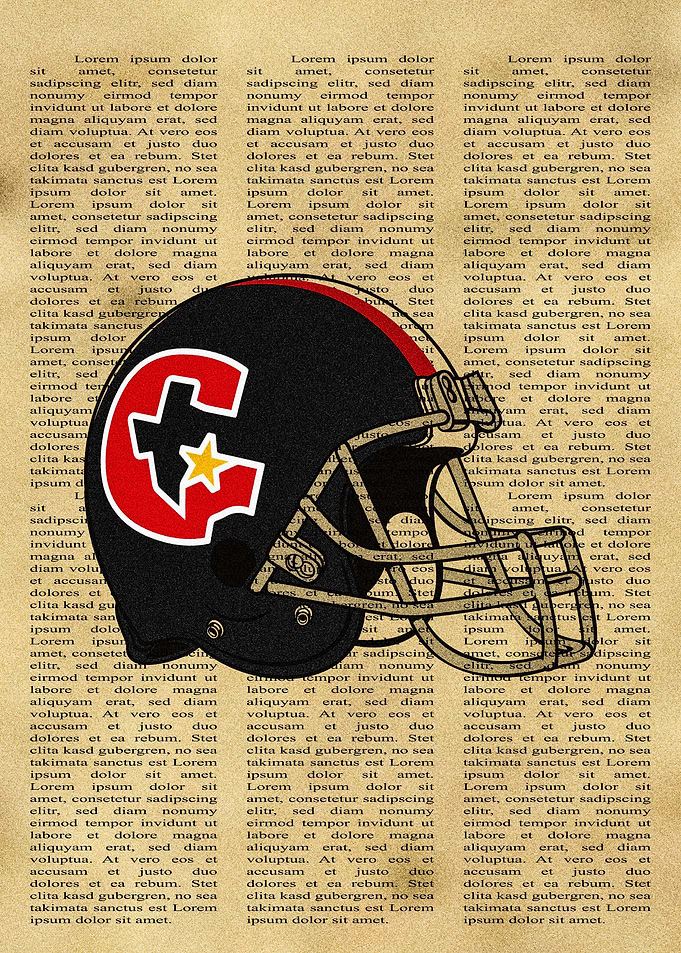 Houston Gamblers Helmet