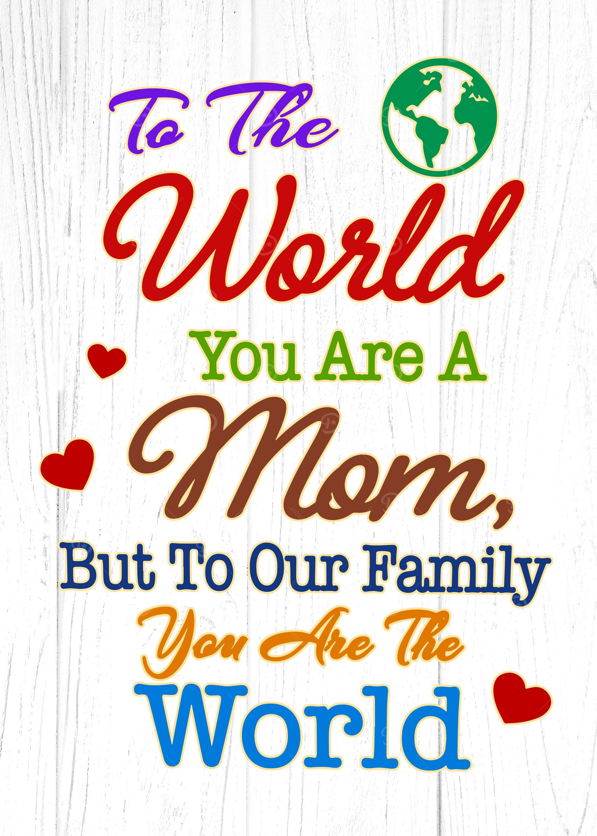 To My Mom Gift for Mom