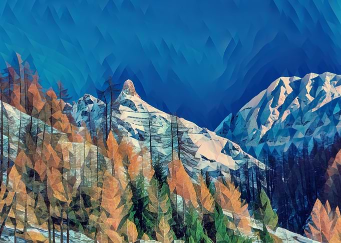 Alps in autumn