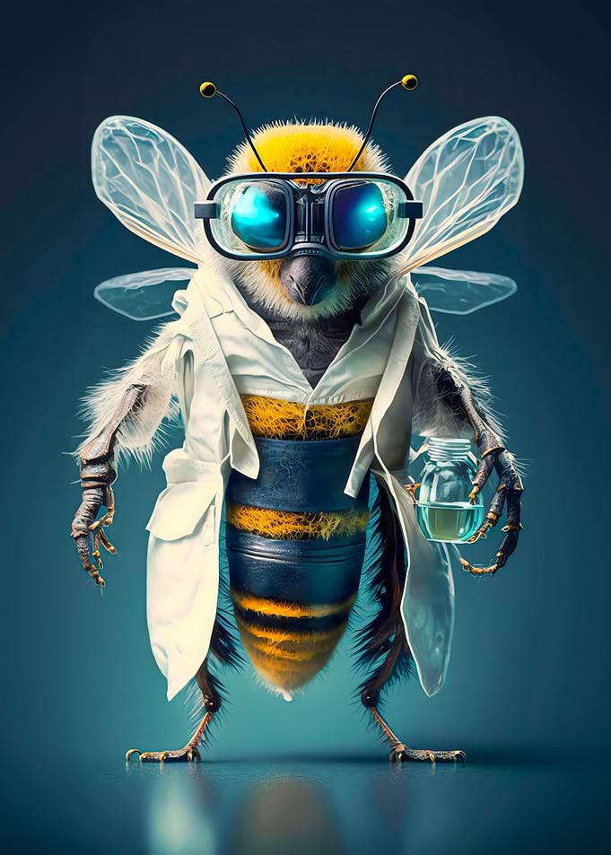 Buzzing Genius Lab Bee