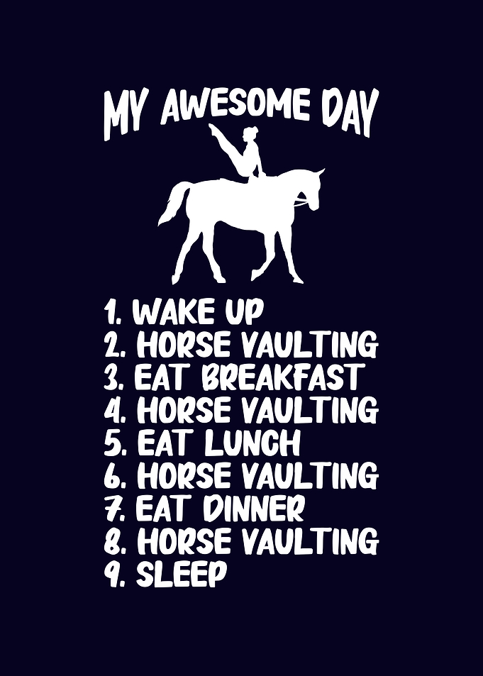 Funny Horse Vaulting