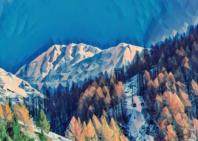 Alps in autumn