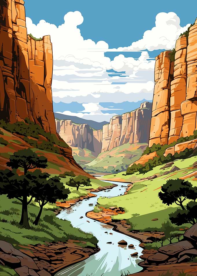 River Zion National park
