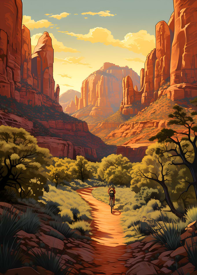 Zion National park Bike