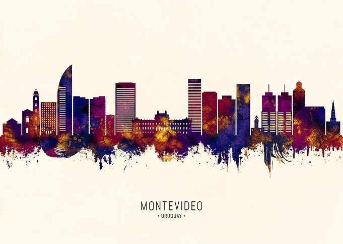 Montevideo Uruguay Skyline