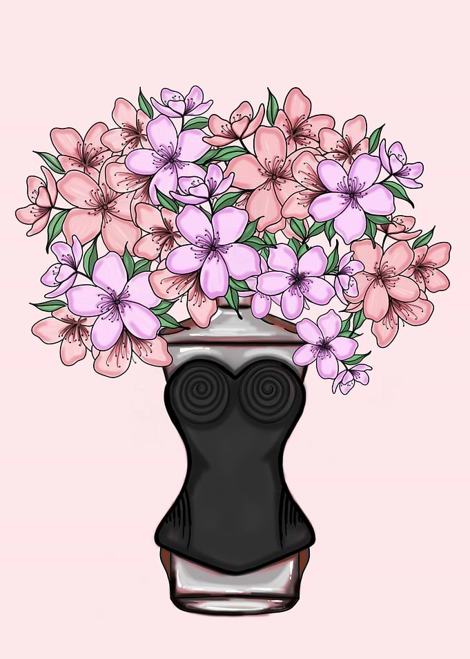 Floral Female body