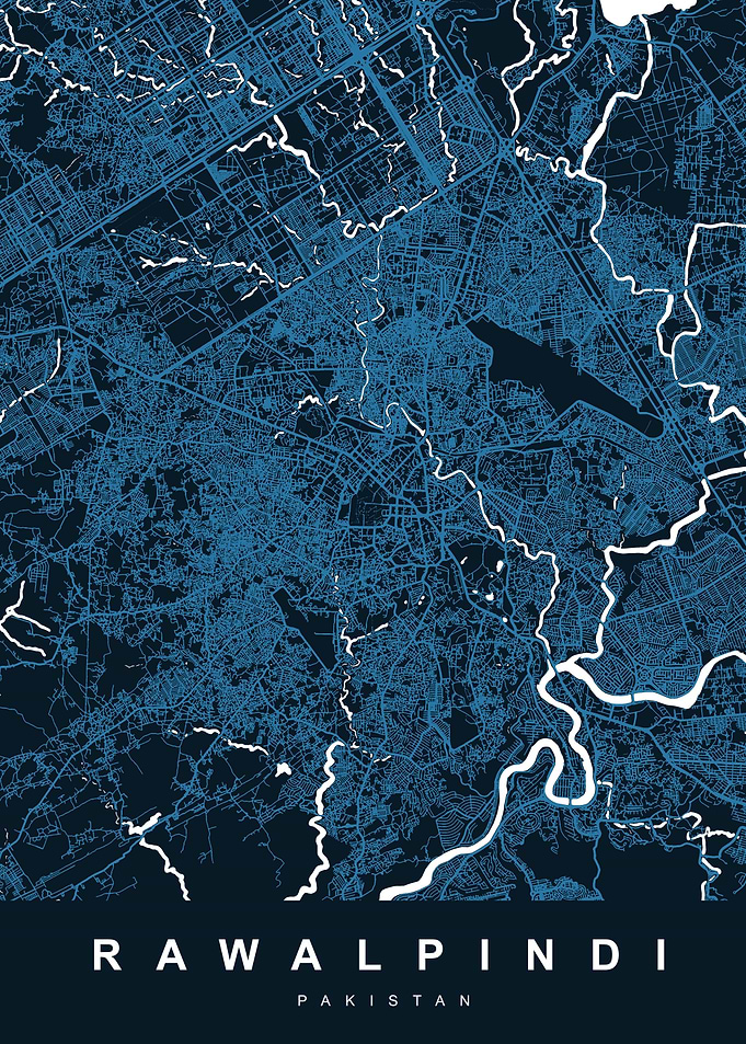 MAP RAWALPINDI PAKISTAN