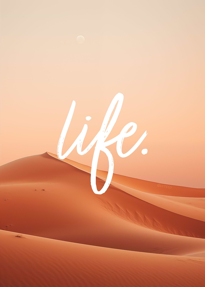 Calm Peaceful Desert Art