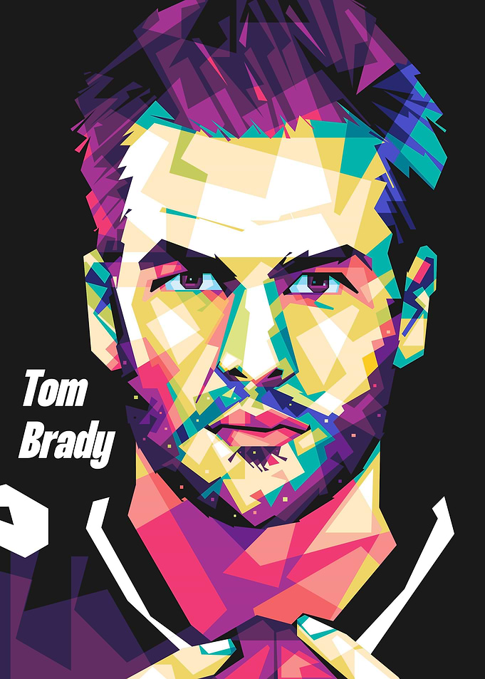 t brady pop art
