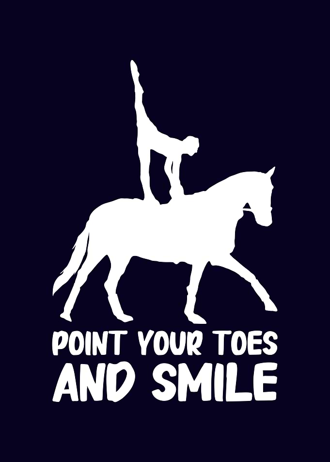 Funny Horse Vaulting