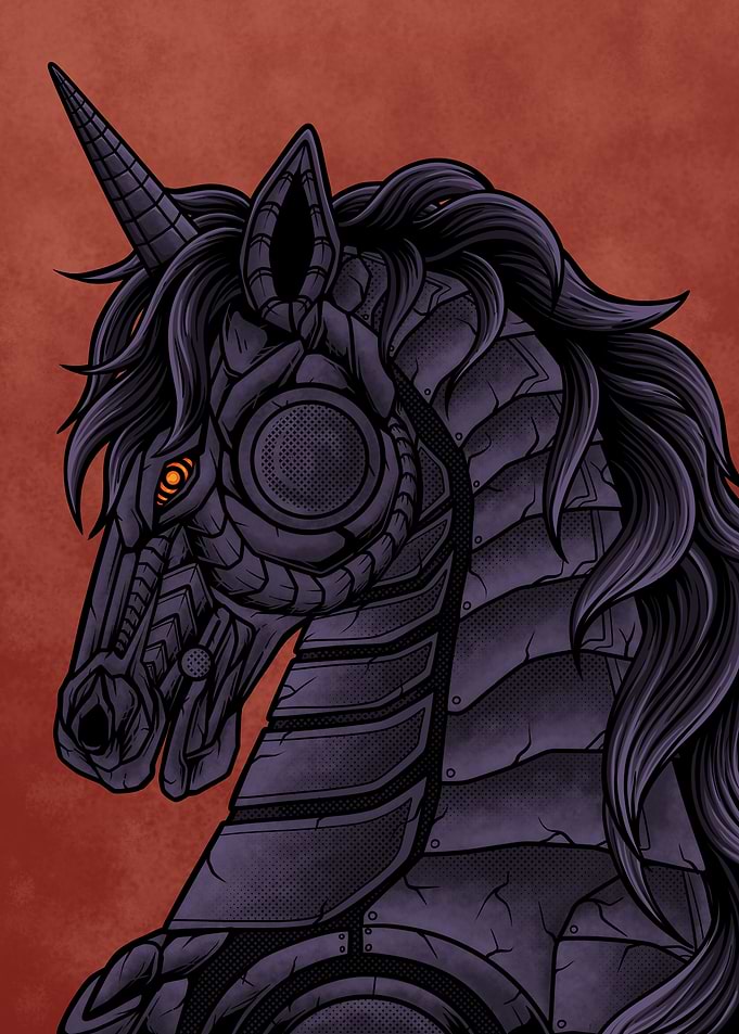 unicorn steampunk
