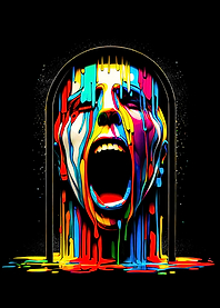 Man Screams Freedom