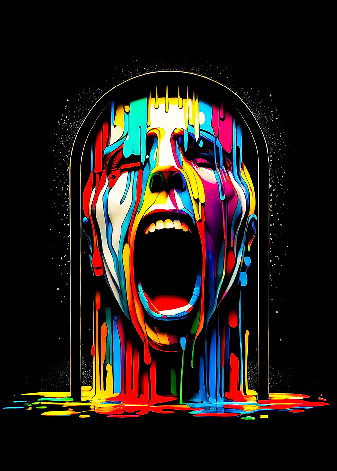 Man Screams Freedom