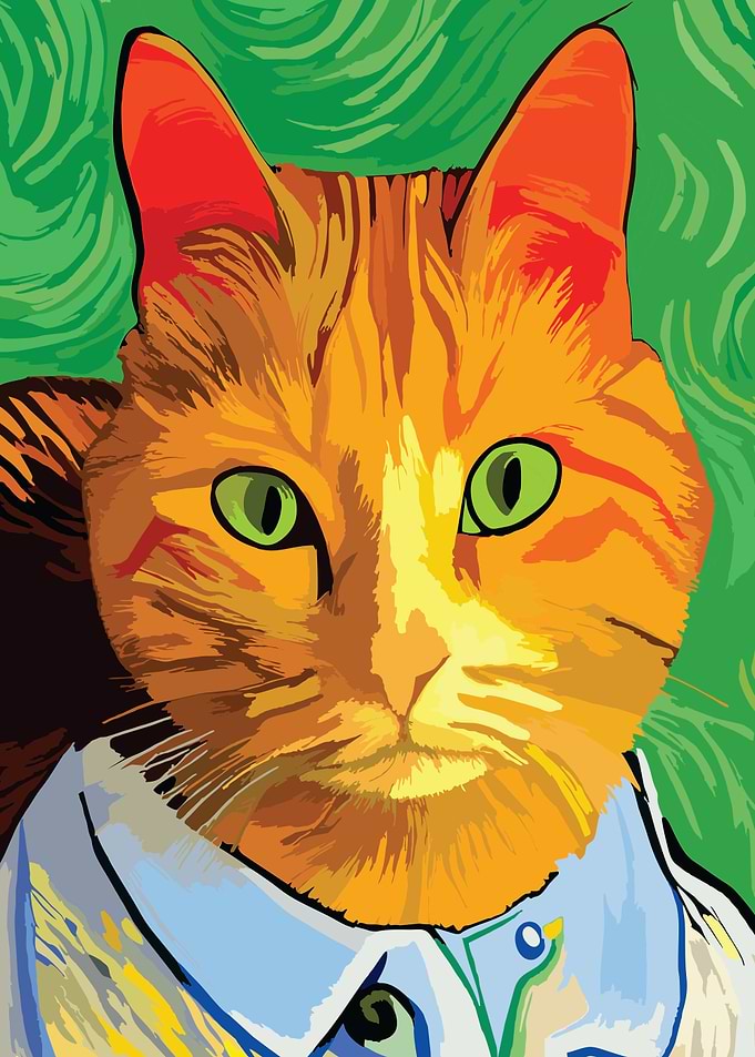 Van Gogh Cat