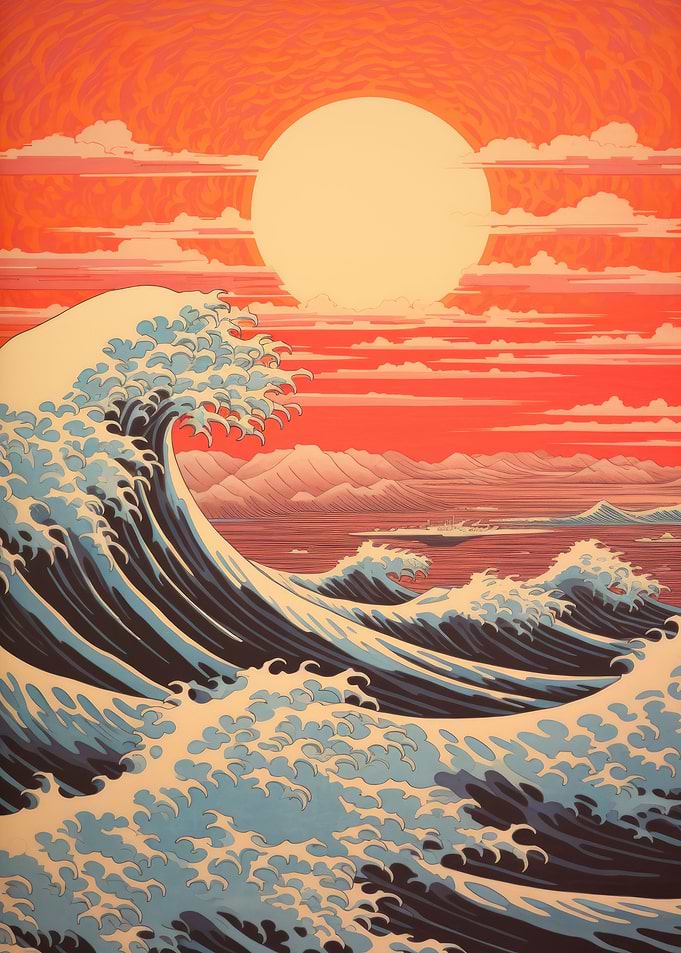 Modern Wave off Kanagawa